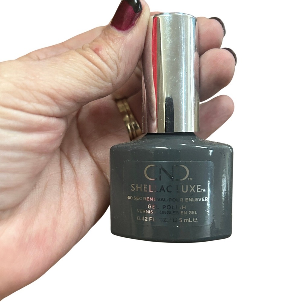 CND Shellac Luxe Gel Polish 12.5mL Silhouette #296 Grey Professional Luxe